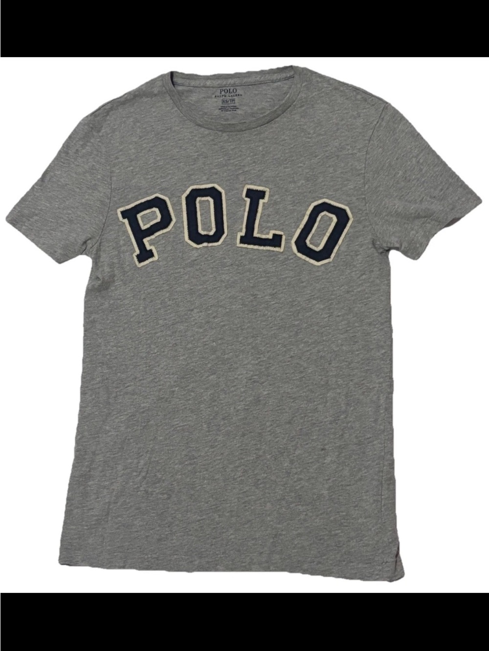 Polo Ralph Lauren Varsity Logo Stitched S/S Shirt Old Money Classic Mens SZ.XS